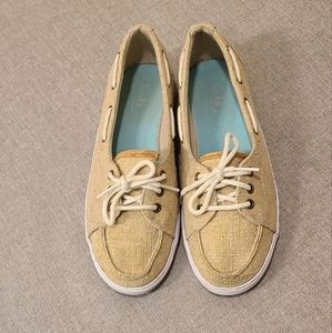 Keds Gold Boat Shoe Tennis Shoes Size 6.5